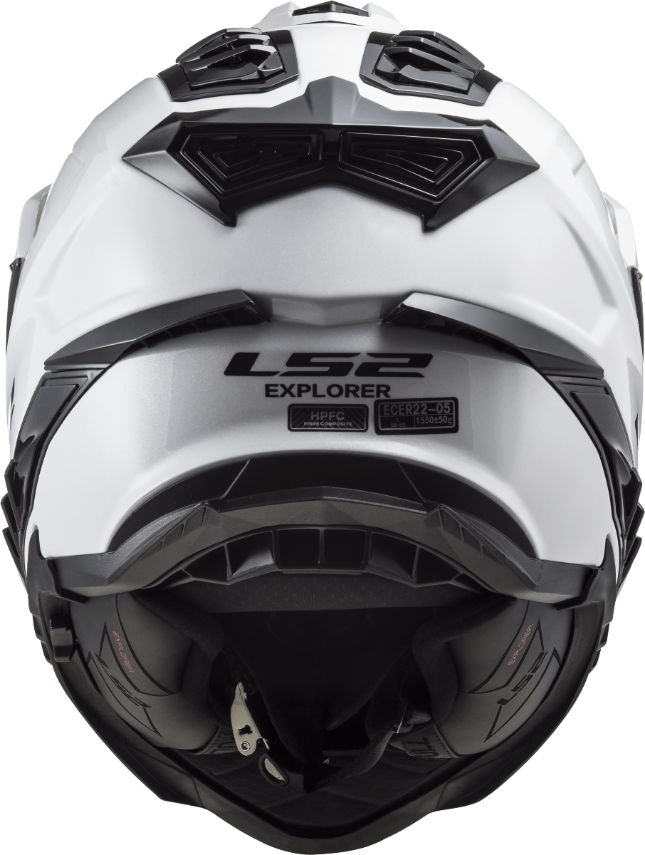 LS2 MX701 Explorer カーボン Extend M(約57〜58cm) ホワイト 白 ls2